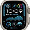 Apple Watch Ultra 2 2024 Titanium 49mm Αδιάβροχο με eSIM και Παλμογράφο (Natural με Natural Titanium Milanese Loop - Small)
