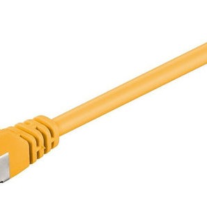 Goobay S/FTP Cat.6a Καλώδιο Δικτύου Ethernet 1m Κίτρινο 1τμχ