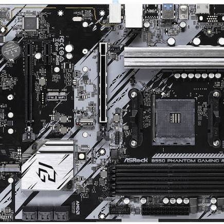 ASRock B550 Phantom Gaming 4 Motherboard ATX με AMD AM4 Socket 90-MXBCY0-A0UAYZ