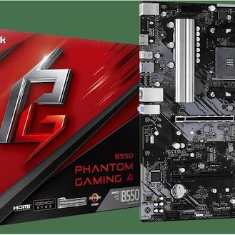 ASRock B550 Phantom Gaming 4 Motherboard ATX με AMD AM4 Socket 90-MXBCY0-A0UAYZ