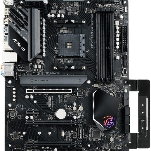 ASRock B550 Phantom Gaming Riptide Motherboard ATX με AMD AM4 Socket