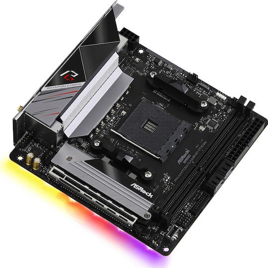 ASRock B550 Phantom Gaming-ITX/Ax Wi-Fi Motherboard Mini ITX με AMD AM4 Socket 90-MXBD40-A0UAYZ