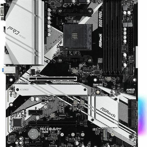ASRock B550 Pro4 Motherboard ATX με AMD AM4 Socket