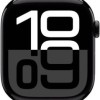 Apple Watch Series 10 Cellular Aluminium 42mm Αδιάβροχο με eSIM και Παλμογράφο (Jet Black Aluminium Case with Sport Band S/M)