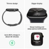 Apple Watch Series 10 Cellular Aluminium 42mm Αδιάβροχο με eSIM και Παλμογράφο (Jet Black Aluminium Case with Sport Band S/M)