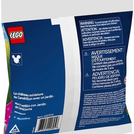 Lego Disney Cindorella's Mini Garden Castle για 5+ Ετών 52τμχ