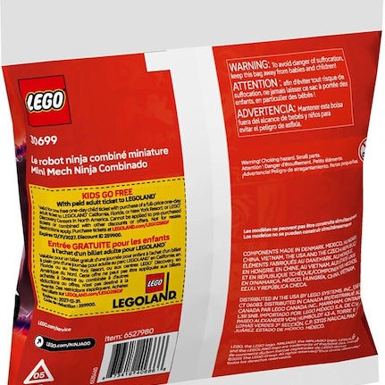 Lego Ninjago Mini Ninja Combo Mech για 7+ Ετών 80τμχ