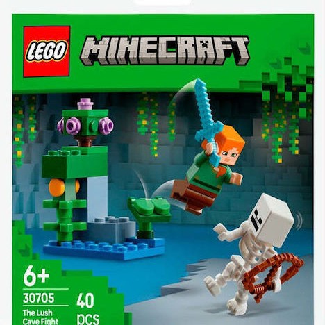 Lego Minecraft The Lush Cave Fight για 6+ Ετών 40τμχ