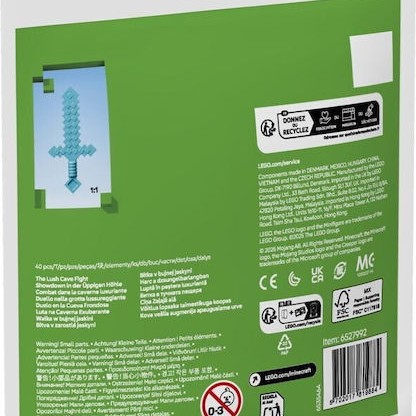 Lego Minecraft The Lush Cave Fight για 6+ Ετών 40τμχ