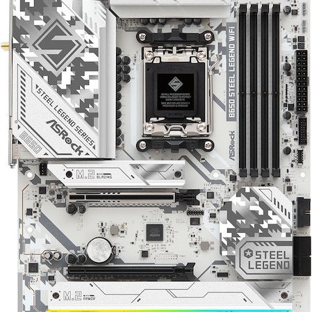 ASRock B650 Steel Legend WiFi Motherboard ATX με AMD AM5 Socket 90-MXBN90-A0UAYZ