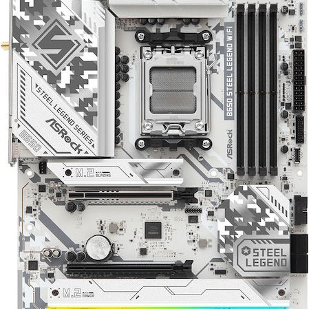 ASRock B650 Steel Legend WiFi Motherboard ATX με AMD AM5 Socket 90-MXBN90-A0UAYZ