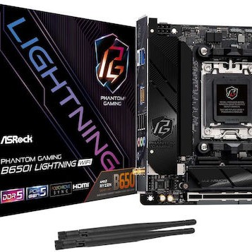 ASRock B650I Lightning WiFi Motherboard Mini ITX με AMD AM5 Socket 90-MXBMP0-A0UAYZ