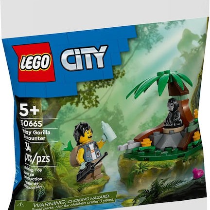 Lego City Baby Gorilla Encounter για 5+ Ετών 34τμχ