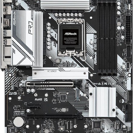 ASRock B760 PRO RS Motherboard ATX με Intel 1700 Socket 90-MXBKS0-A0UAYZ