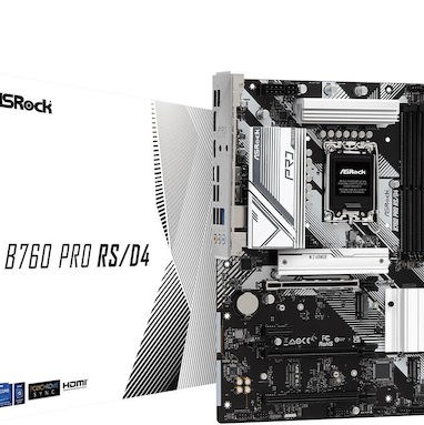 ASRock B760 PRO RS/D4 Motherboard ATX με Intel 1700 Socket 90-MXBL80-A0UAYZ