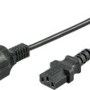 Goobay Schuko - IEC C13 Cable 5m Μαύρο 96037