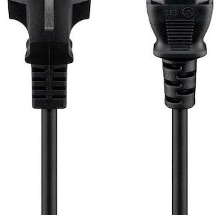 Goobay Schuko - IEC C13 Cable 5m Μαύρο 96037