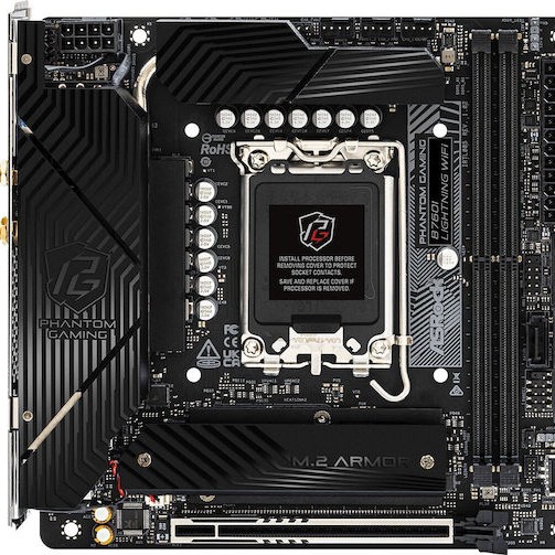 ASRock B760I Lightning WiFi Motherboard Micro ATX με Intel 1700 Socket 90-MXBNN0-A0UAYZ