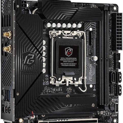 ASRock B760I Lightning WiFi Motherboard Micro ATX με Intel 1700 Socket 90-MXBNN0-A0UAYZ
