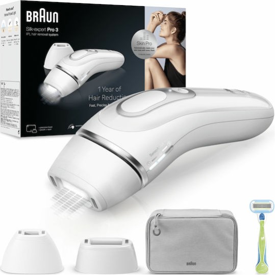 Braun Silk-expert Pro 3 Σετ Αποτρίχωσης IPL για Πρόσωπο, Σώμα & Μπικίνι PL3122
