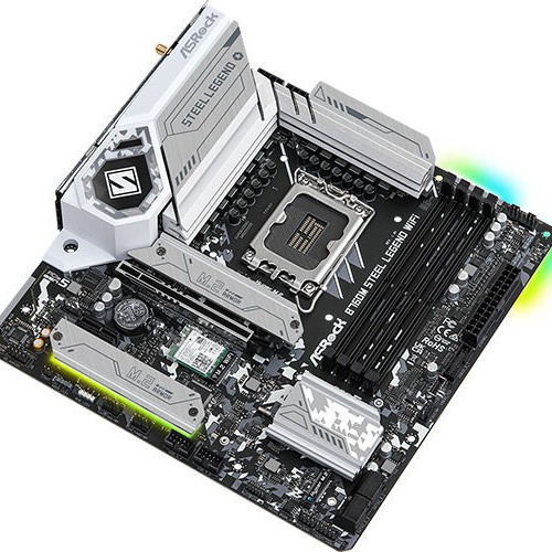 ASRock B760M Steel Legend WiFi Motherboard Micro ATX με Intel 1700 Socket 90-MXBL70-A0UAYZ
