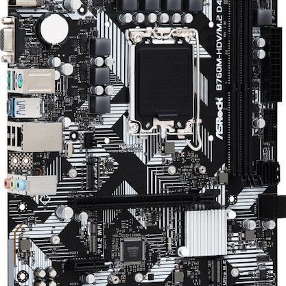 ASRock B760M-HDV/M.2 D4 Motherboard Micro ATX με Intel 1700 Socket 90-MXBL40-A0UAYZ
