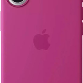 Apple Silicone Case with MagSafe Back Cover Σιλικόνης Φούξια (iPhone 16)