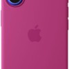 Apple Silicone Case with MagSafe Back Cover Σιλικόνης Φούξια (iPhone 16)