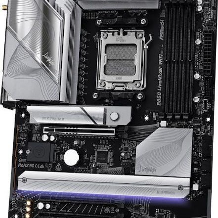 ASRock B850 LiveMixer WiFi Motherboard ATX με AMD AM5 Socket 90-MXBQU0-A0UAYZ