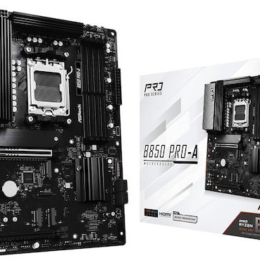 ASRock B850 Pro-A Motherboard ATX με AMD AM5 Socket 90-MXBQM-A0UAYZ