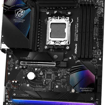 ASRock PHANTOM GAMING B850 Riptide WiFi Motherboard ATX με AMD AM5 Socket 90-MXBQT0-A0UAYZ