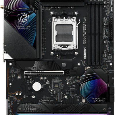 ASRock PHANTOM GAMING B850 Riptide WiFi Motherboard ATX με AMD AM5 Socket 90-MXBQT0-A0UAYZ