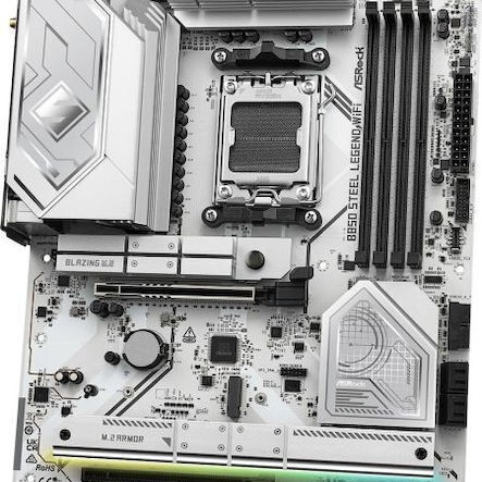 ASRock B850 Steel Legend WiFi Motherboard ATX με AMD AM5 Socket 90-MXBQS0-A0UAYZ