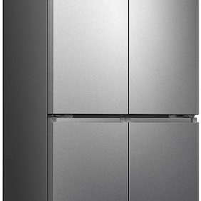 Hisense Ψυγειοκαταψύκτης 483lt Total NoFrost Υ178.5xΠ79.4xΒ69.8εκ. Γκρι RQ5P470SAID