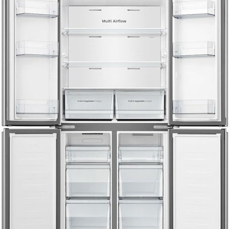 Hisense Ψυγειοκαταψύκτης 483lt Total NoFrost Υ178.5xΠ79.4xΒ69.8εκ. Γκρι RQ5P470SAID