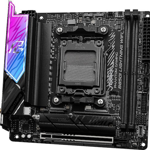 ASRock B850I Lightning WiFi Motherboard Mini ITX με AMD AM5 Socket