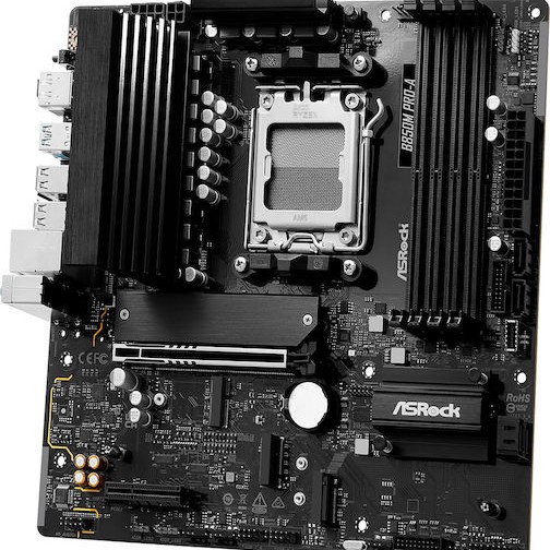 ASRock B850M Pro-A Motherboard Micro ATX με AMD AM5 Socket 90-MXBR80-A0UAYZ