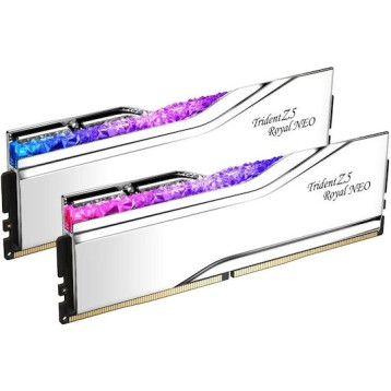 G.Skill Trident Z5 Royal Neo RGB DDR5 48GB RAM με 2x24GB Modules και Ταχύτητα 8000 για Desktop