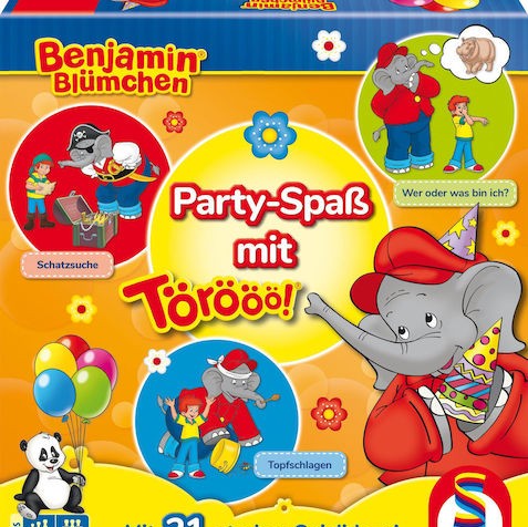 Επιτραπέζιο Παιχνίδι Benjamin Blumchen: Party Fun για 2+ Παίκτες 4+ Ετών (GER) Schmidt Spiele