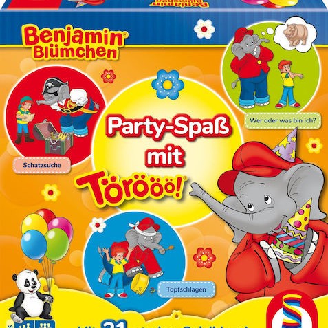 Επιτραπέζιο Παιχνίδι Benjamin Blumchen: Party Fun για 2+ Παίκτες 4+ Ετών (GER) Schmidt Spiele