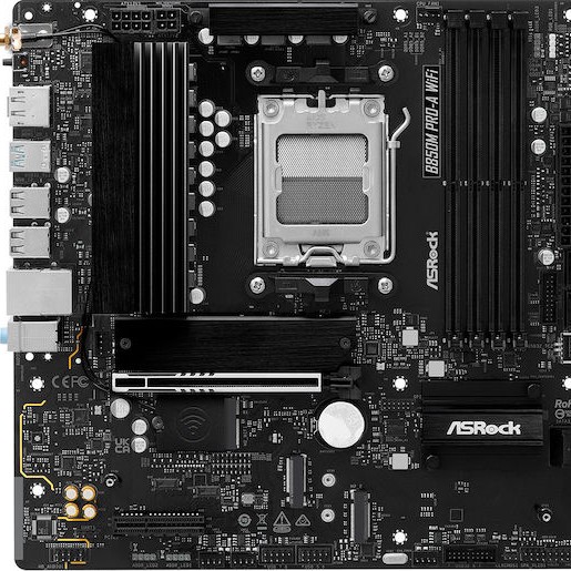 ASRock B850M Pro-A WiFi Motherboard Micro ATX με AMD AM5 Socket 90-MXBR90-A0UAYZ