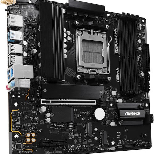 ASRock B850M Pro-A WiFi Motherboard Micro ATX με AMD AM5 Socket 90-MXBR90-A0UAYZ