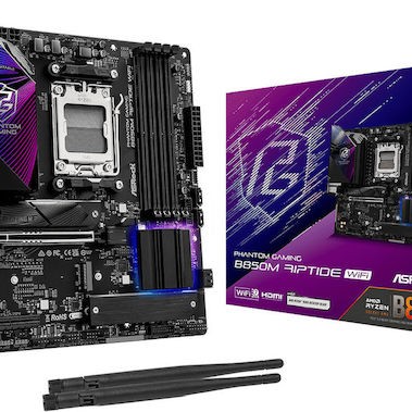 ASRock B850M Riptide WiFi Motherboard Micro ATX με AMD AM5 Socket