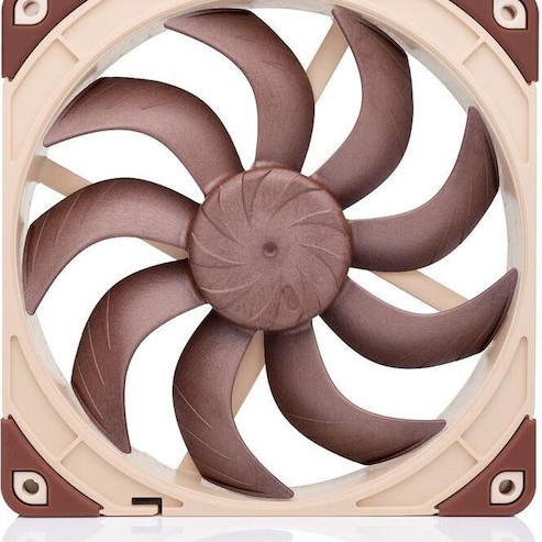 Noctua NF-A14x25 G2 PWM Case Fan 140mm με Χωρίς Led Φωτισμό και Σύνδεση 4-Pin Καφέ