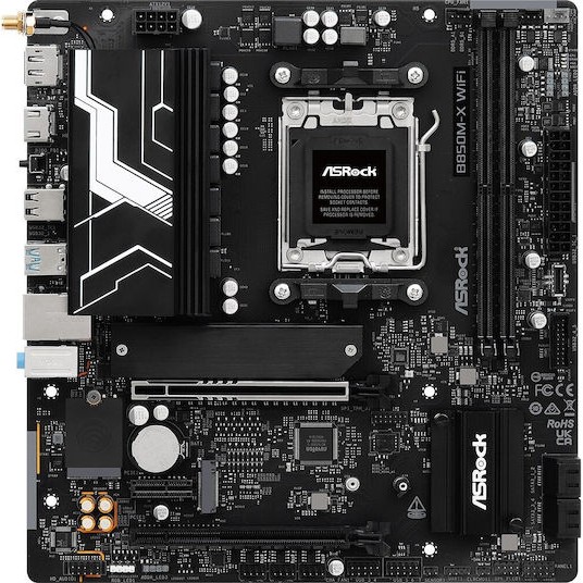 ASRock B850M-X WiFi rev. 2.0 Motherboard Micro ATX με AMD AM5 Socket 90-MXBSH0-A0UAYZ
