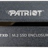 Patriot Θήκη για Σκληρό Δίσκο M.2 SATA III NVME με σύνδεση Type-C σε Γκρι χρώμα