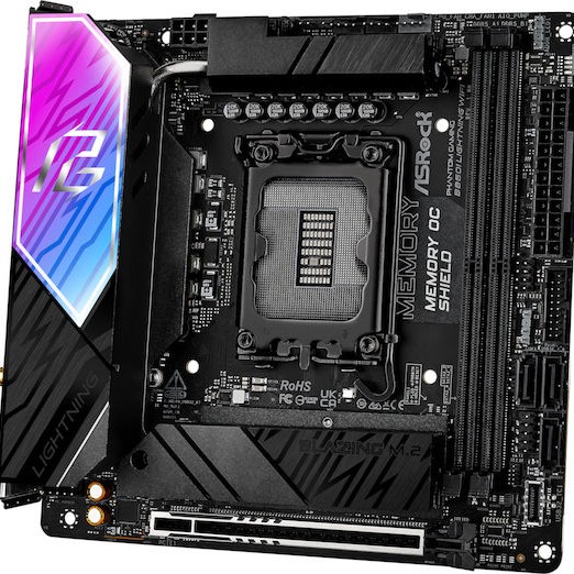 ASRock B860I Lightning WiFi Motherboard Mini ITX με Intel 1851 Socket 90-MXBRZ0-A0UAYZ