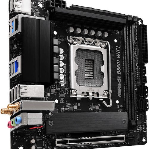 ASRock B860I WiFi Motherboard Mini ITX με Intel 1851 Socket 90-MXBQQ0-A0UAYZ