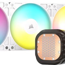 Corsair Nautilus 360 RS Υδρόψυξη Επεξεργαστή Τριπλού Ανεμιστήρα 120mm για Socket AM4/AM5/1700 με ARGB Φωτισμό Λευκή