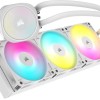 Corsair Nautilus 360 RS Υδρόψυξη Επεξεργαστή Τριπλού Ανεμιστήρα 120mm για Socket AM4/AM5/1700 με ARGB Φωτισμό Λευκή